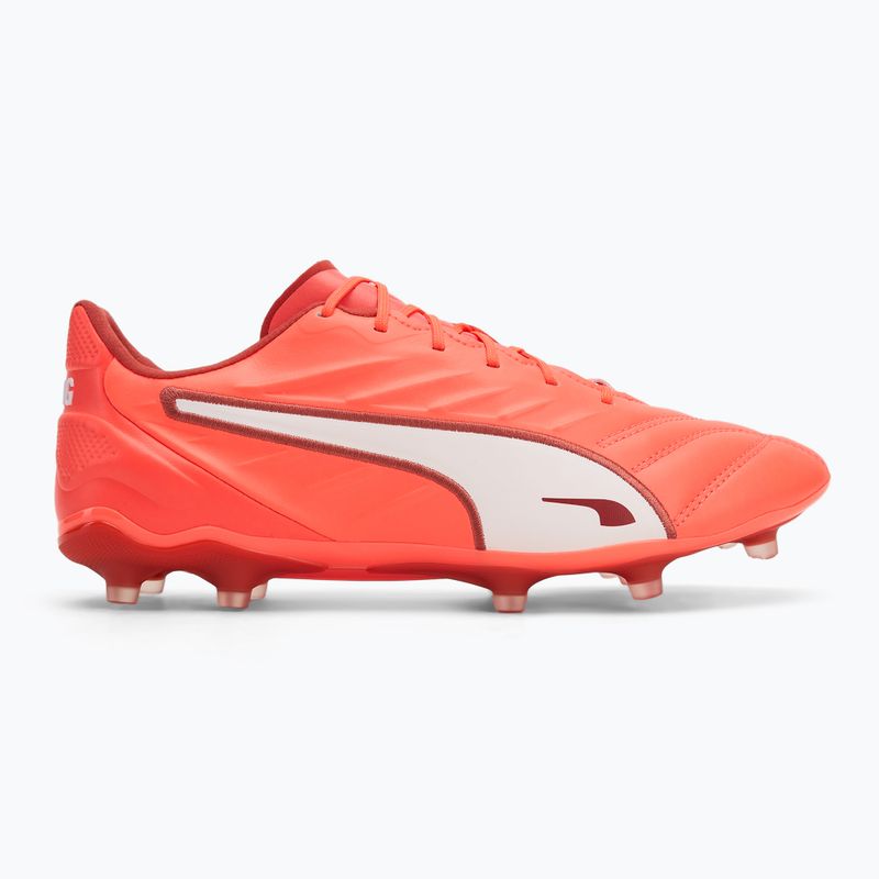 Pánske kopačky PUMA King Pro FG / AG glowing red / puma white / red fire 2