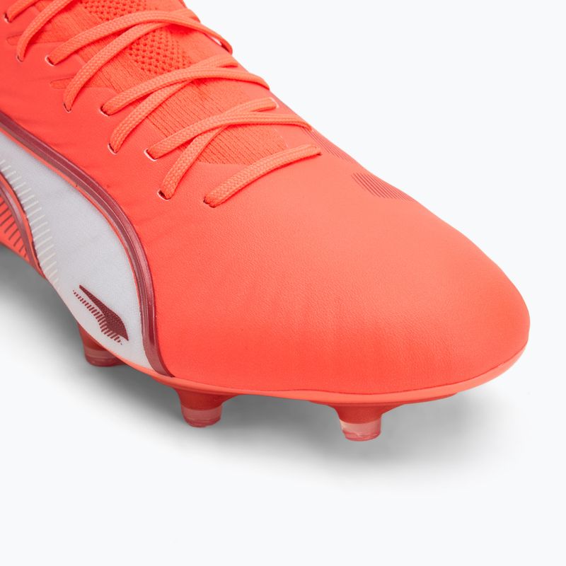 Pánske kopačky PUMA King Ultimate FG/AG glowing red/puma white/red fire 7