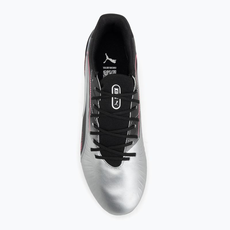 Pánske kopačky PUMA King Match FG/AG puma strieborná/puma black/sun struck/puma white 5