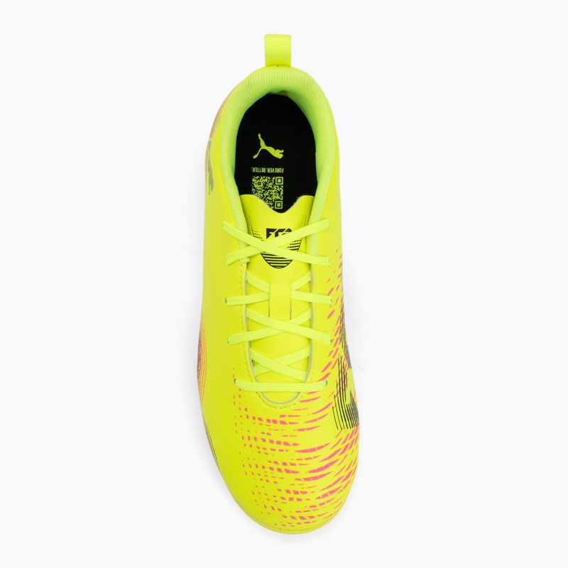 Detské kopačky PUMA Future 8 Play TT + Mid yellow alert/puma black/sun struck 5