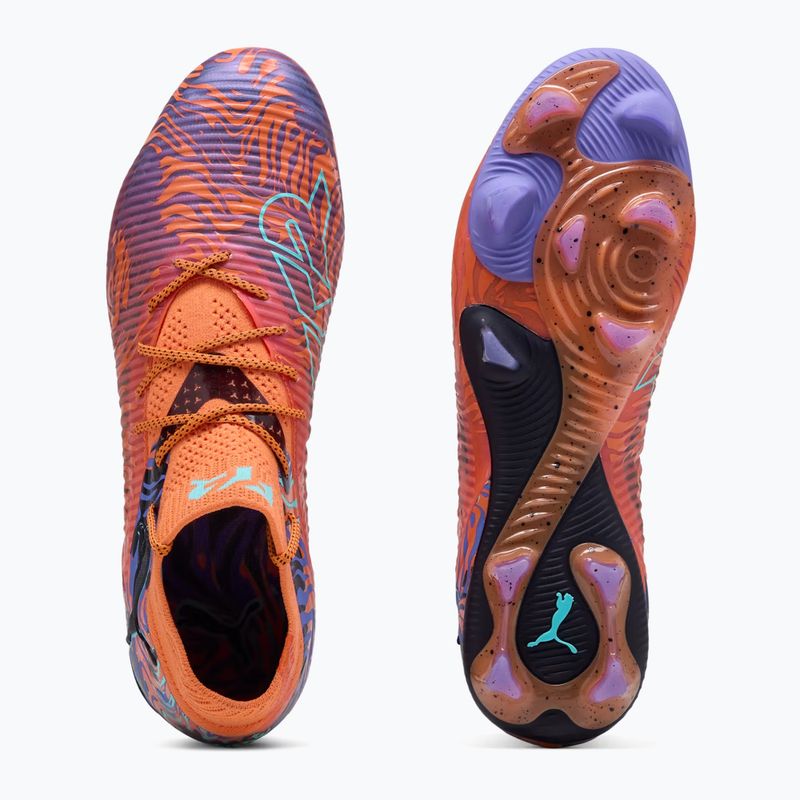Pánske kopačky PUMA Future 8 Ultimate Creativity FG orange poppy/darček ametyst/electric peppermint/black 10