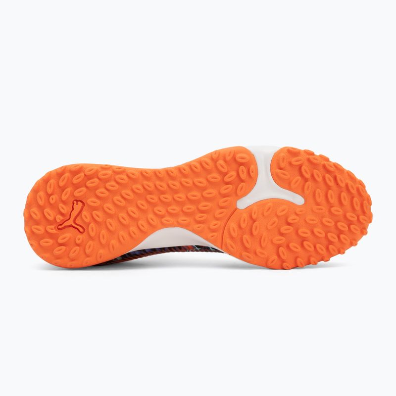 Detské kopačky PUMA Future 8 Match Creativity TT orange poppy/black/darček ametyst/electric peppermint 4