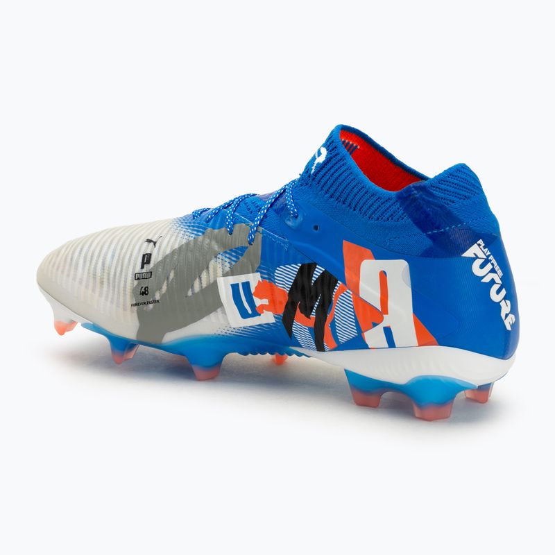 Pánske kopačky PUMA Future 8 Ultimate Forever FG biela/ultra blue/feather šedá/puma black/glowing red 3
