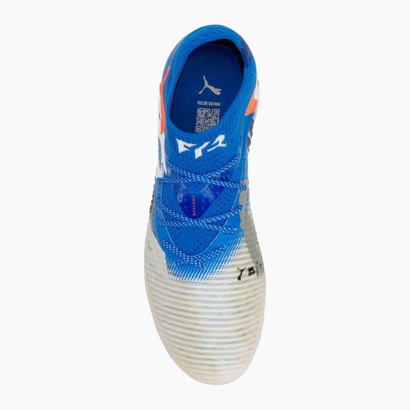 Pánske kopačky PUMA Future 8 Ultimate Forever FG biela/ultra blue/feather šedá/puma black/glowing red 5
