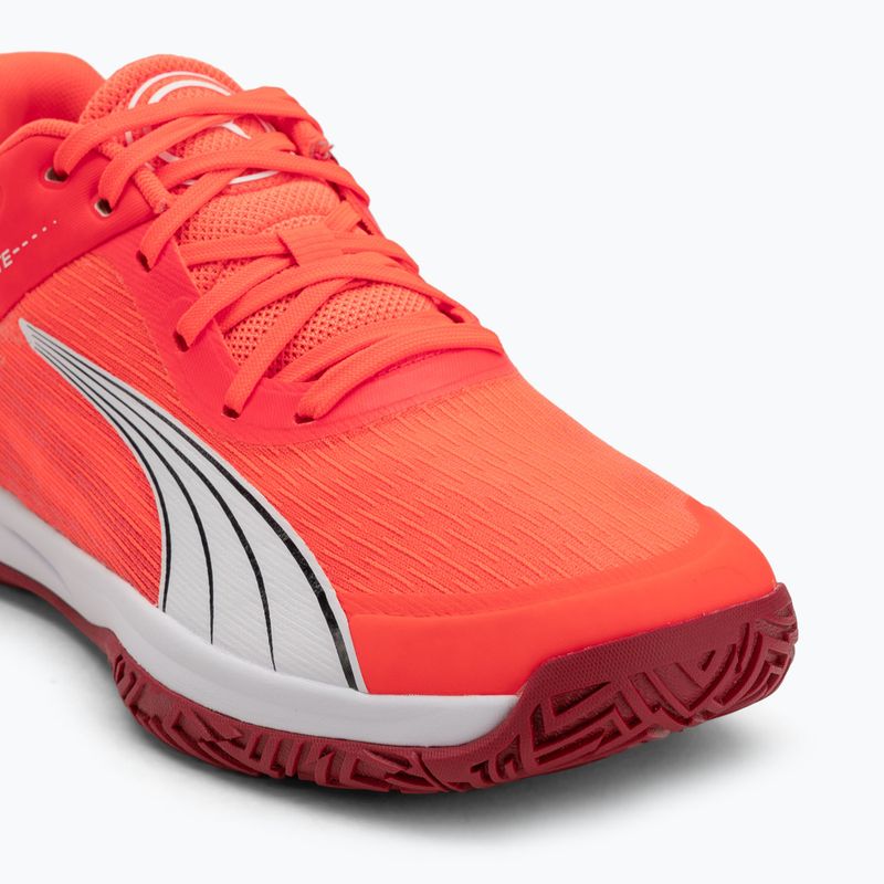 Hádzanárske topánky PUMA Accelerate Turbo glowing red/white/dark crimson/black 7