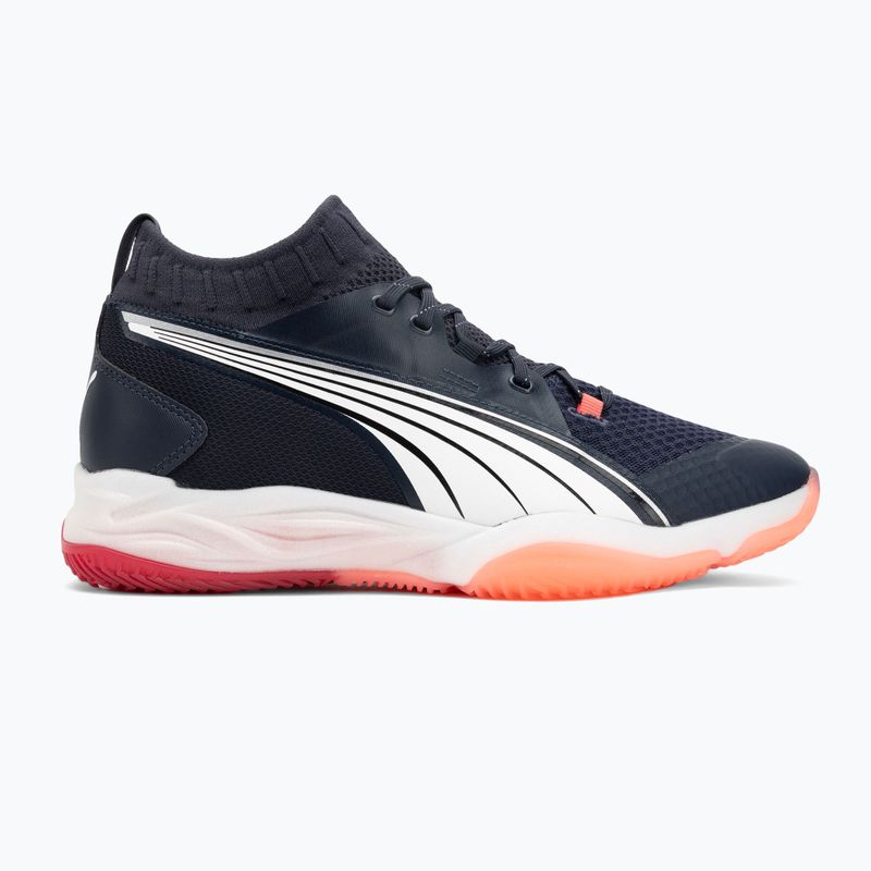 Pánske hádzanárske topánky PUMA Eliminate Nitro SQD parisian night / puma white / glowing red 2