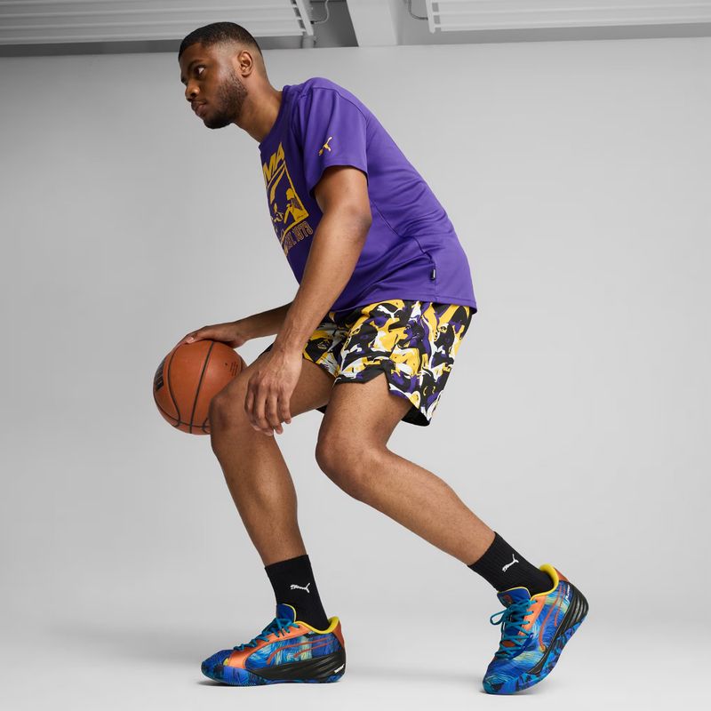 Pánske basketbalové topánky PUMA All-Pro Nitro Dylan Exhibit vivid blue/tropical blue 11