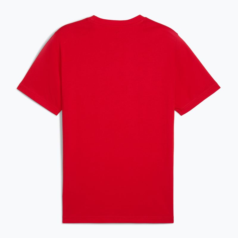 Pánske tričko PUMA ESS No. 1 Logo Tee pre všetky časy red 2
