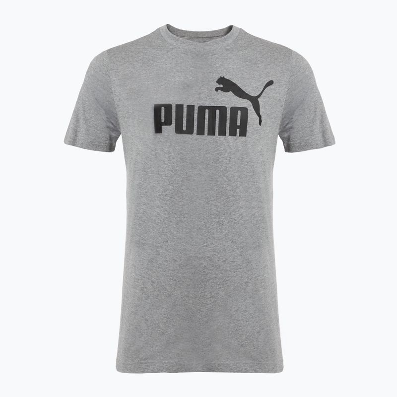 Pánske tričko PUMA ESS No. 1 Logo Tee medium gray heather