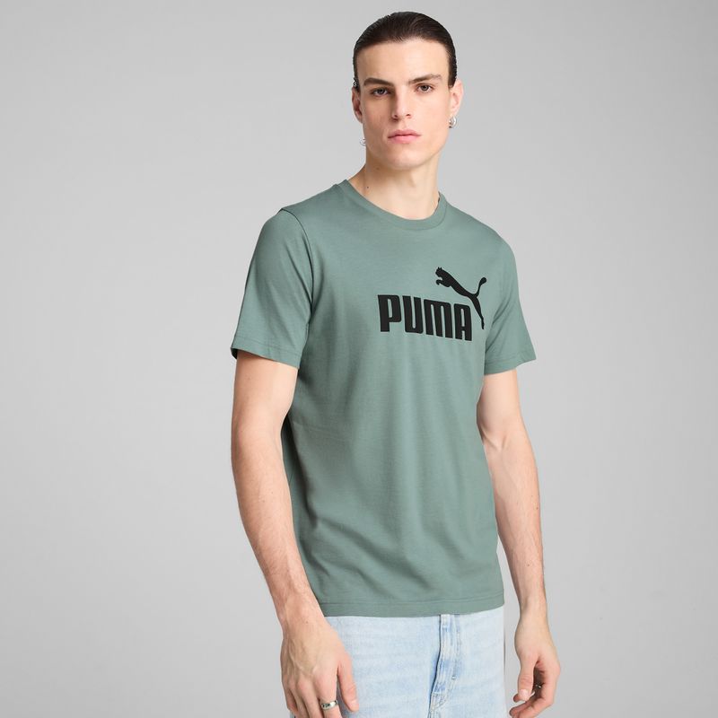 Pánske tričko PUMA ESS No. 1 Logo Tee green moon 3