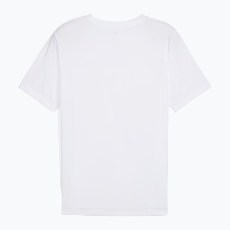 Pánske tričko PUMA ESS Small Logo Poly Tee puma white 2