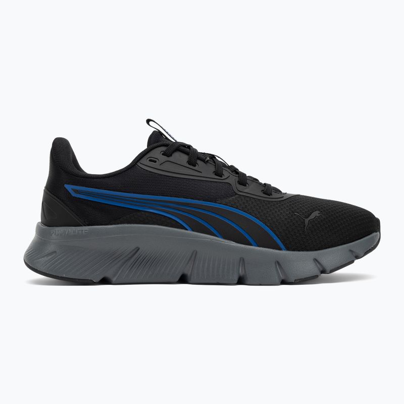 PUMA Flexfocus Lite Modern Woven bežecká obuv puma black/vivid blue 2