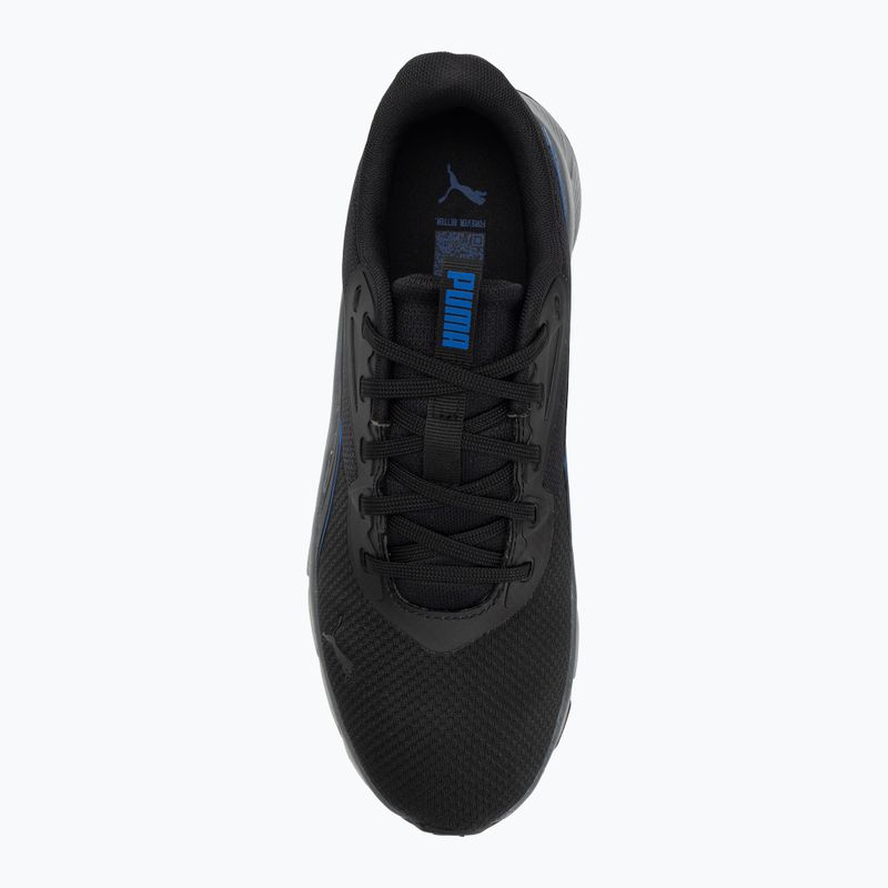 PUMA Flexfocus Lite Modern Woven bežecká obuv puma black/vivid blue 5