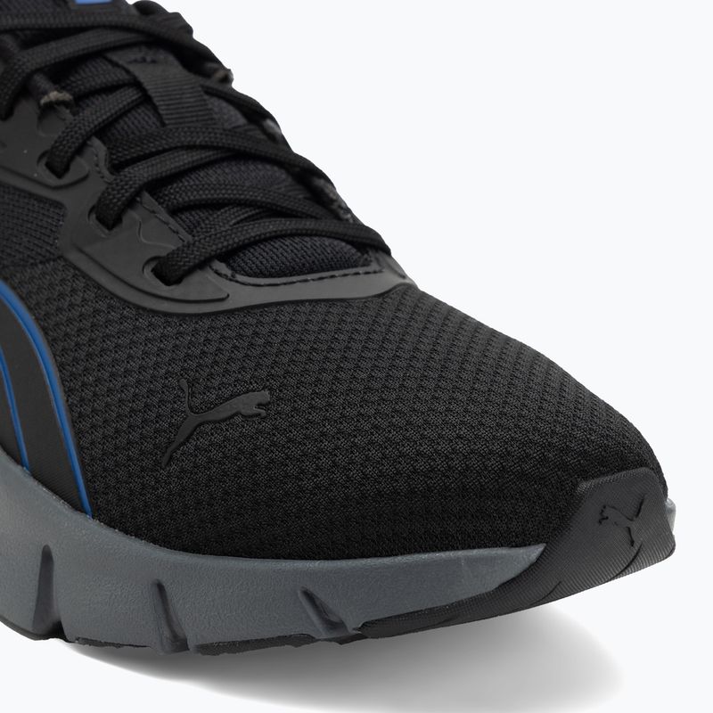 PUMA Flexfocus Lite Modern Woven bežecká obuv puma black/vivid blue 7