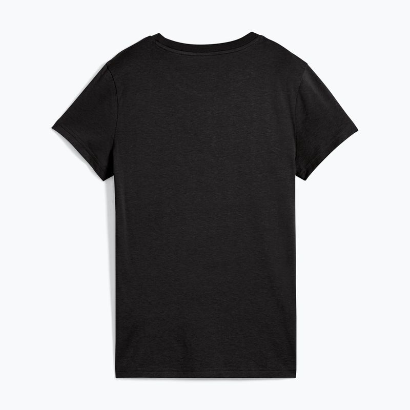 Dámske tričko PUMA ESS Metallic No. 1 Logo Tee puma black/metallic gold 2
