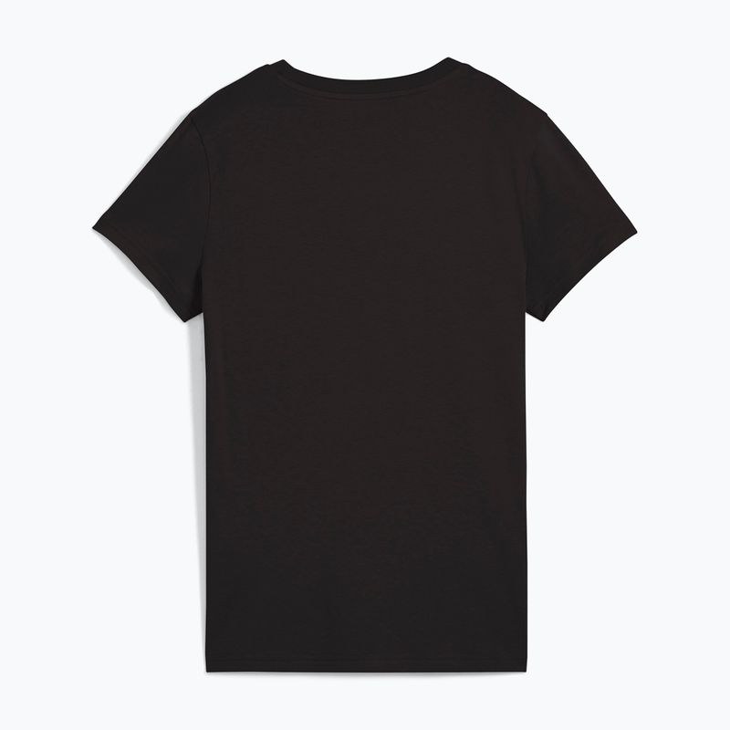 Dámske tričko PUMA ESS Metallic No. 1 Logo Tee puma black/metallic silver 2