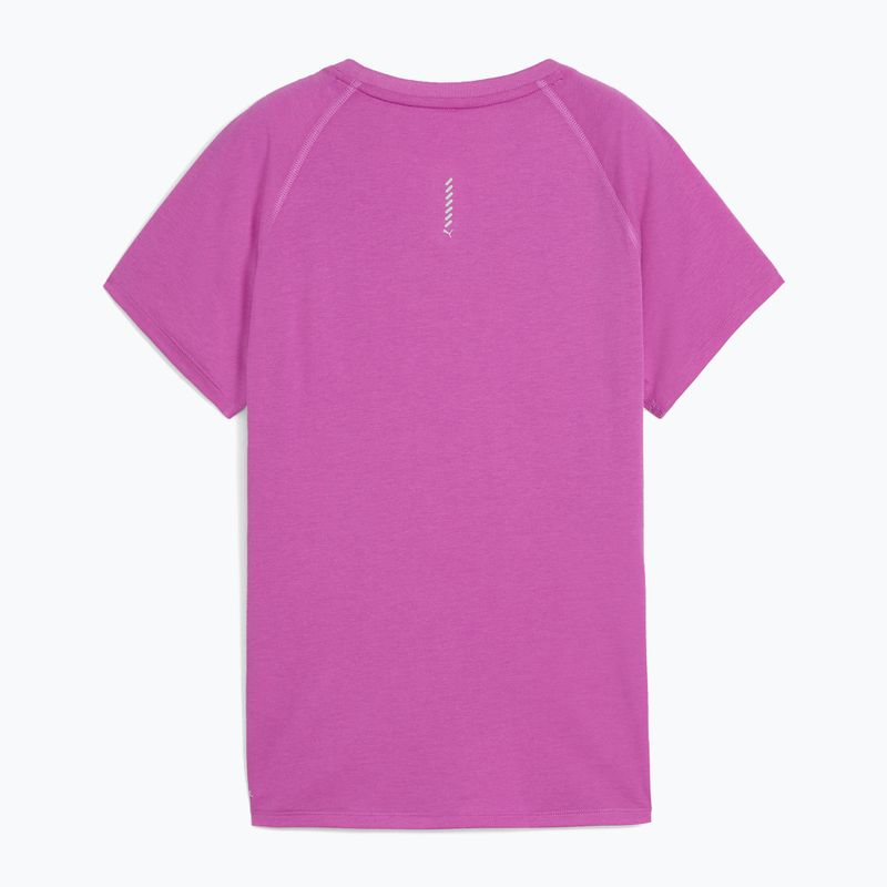 Dámske bežecké tričko PUMA Run Velocity Tee Tri-Blend wild berry 2