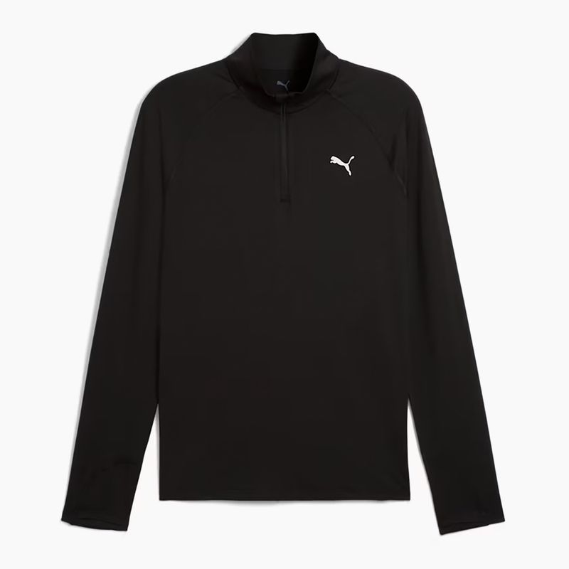 Pánska bežecká mikina PUMA Run Velocity Cloudspun 1/4 Zip puma black