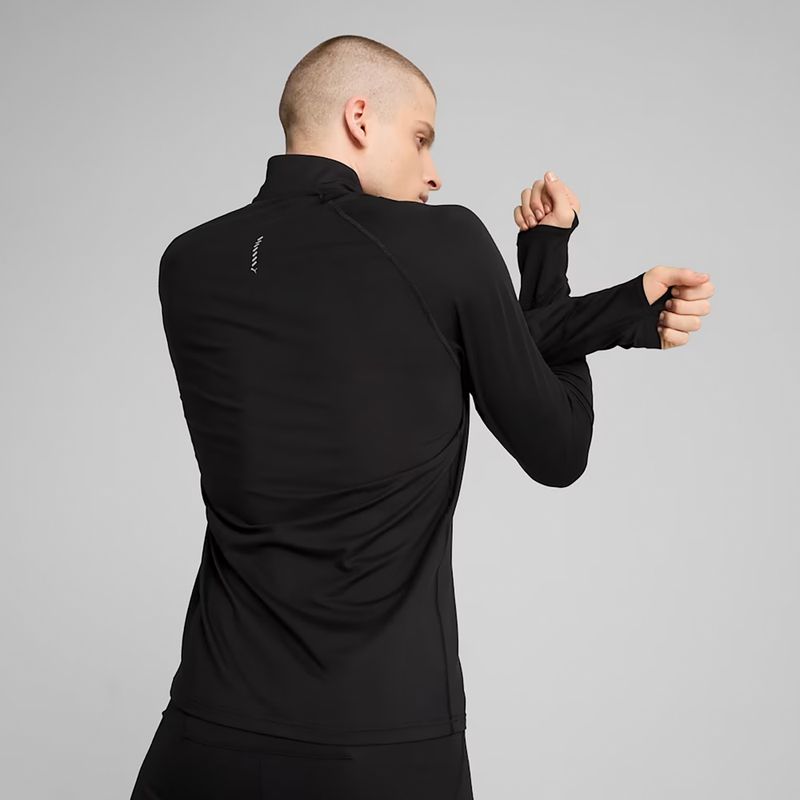 Pánska bežecká mikina PUMA Run Velocity Cloudspun 1/4 Zip puma black 5