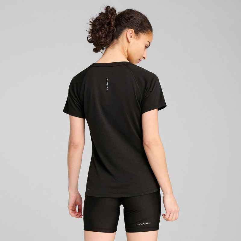 Dámske bežecké tričko PUMA Run Velocity Tee Tri-Blend puma čierna 4