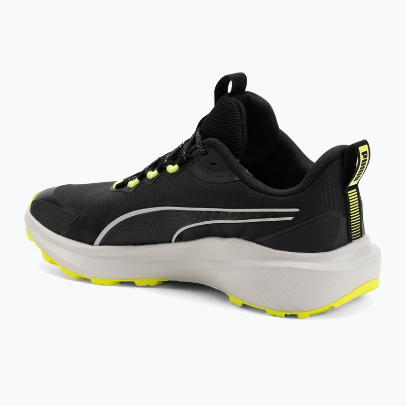 Bežecké topánky PUMA Skyrocket Lite Trail black/feather gray/yellow alert 3