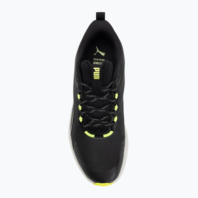 Bežecké topánky PUMA Skyrocket Lite Trail black/feather gray/yellow alert 5