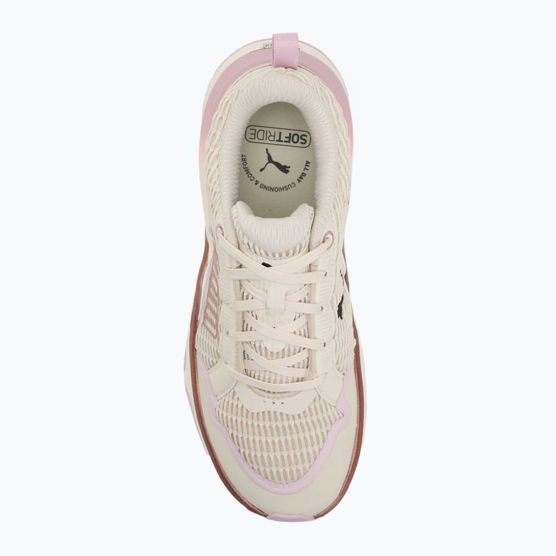 Dámska bežecká obuv PUMA Softride Divine Metal alpine snow/warm white/rose mauve 5