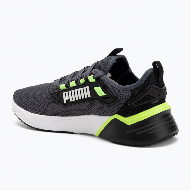 Bežecké topánky PUMA Retaliate 3 puma black/green moon/green glare 3