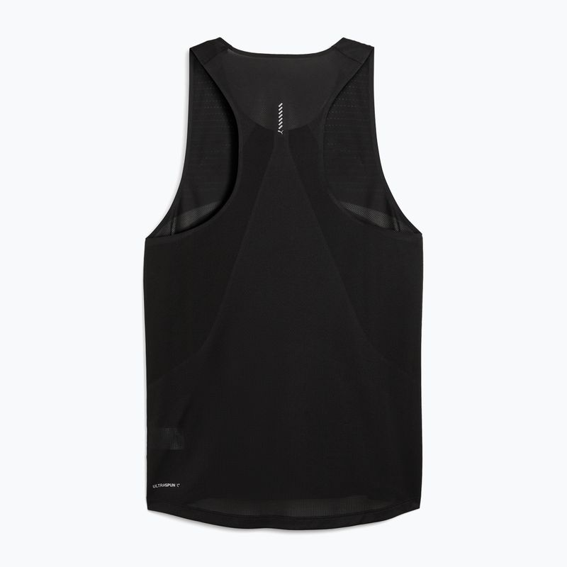 Pánske bežecké tričko PUMA Raceday Ultraspun Singlet puma black 2