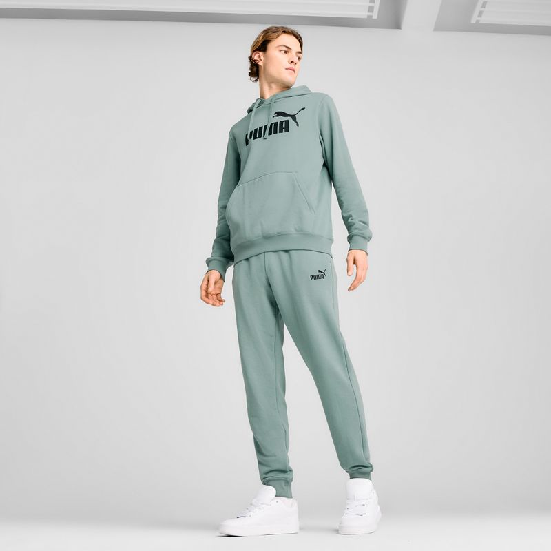 Pánske tepláky PUMA ESS No. 1 Logo Sweatpants TR CL green moon 3