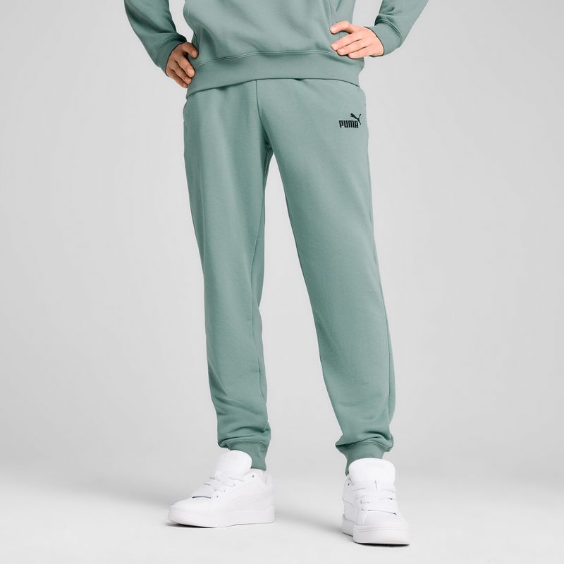 Pánske tepláky PUMA ESS No. 1 Logo Sweatpants TR CL green moon 4