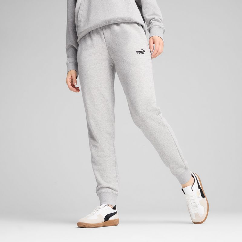 Dámske tepláky PUMA ESS Small No. 1 Logo Sweatpants TR CL svetlo šedá heather 4