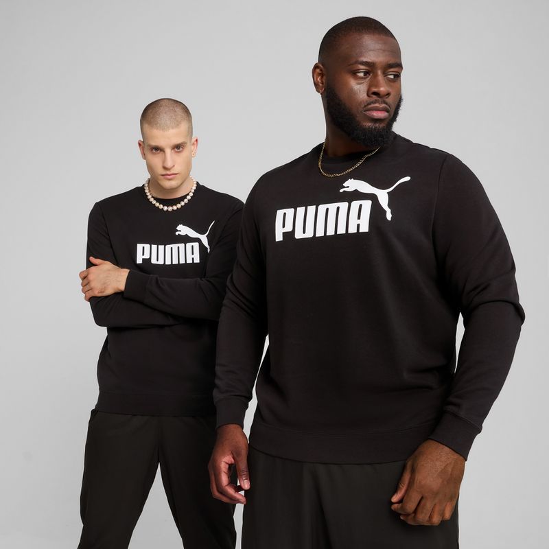 Pánska mikina PUMA ESS No. 1 Logo Crew TR puma čierna 3
