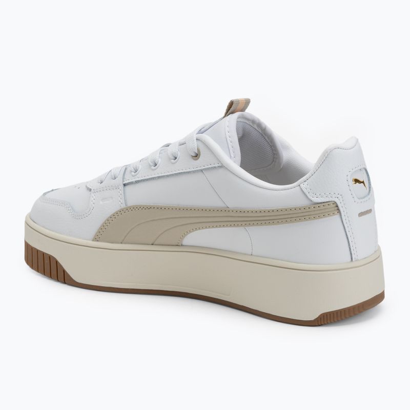 PUMA Carina Street Lux dámske topánky puma white/desert dust/puma gold 3