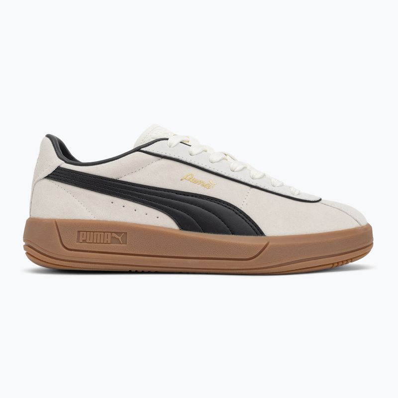 Dámske topánky PUMA Club Klasika Suede warm white/puma black/puma gold 2