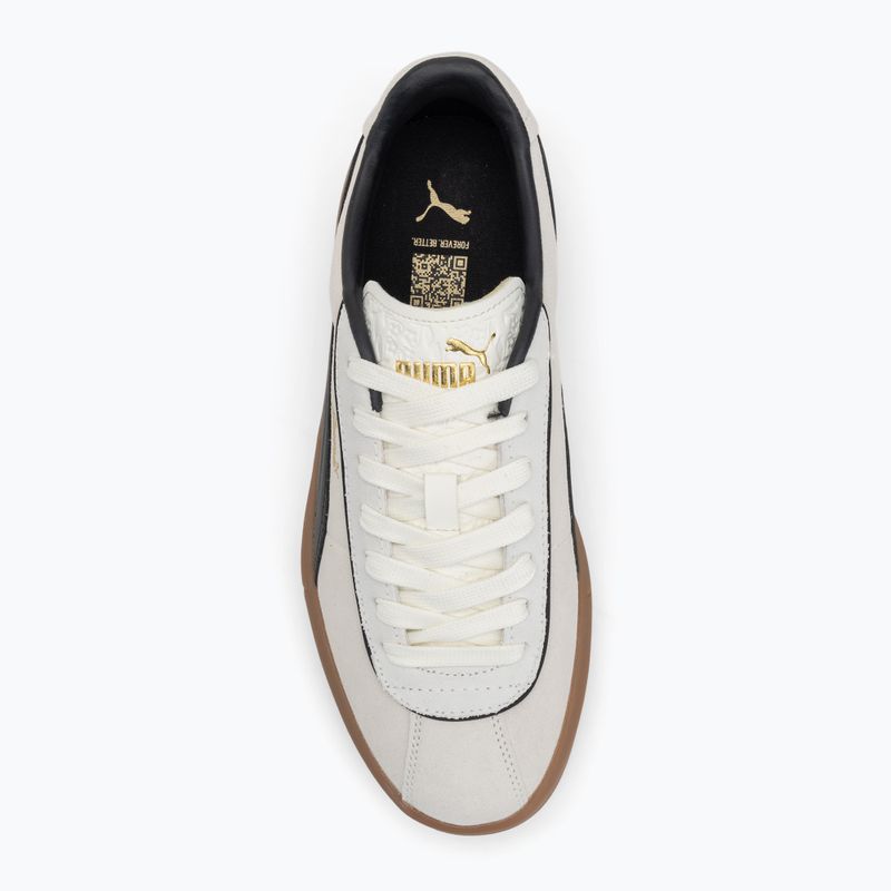 Dámske topánky PUMA Club Klasika Suede warm white/puma black/puma gold 6