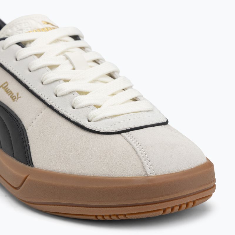 Dámske topánky PUMA Club Klasika Suede warm white/puma black/puma gold 7