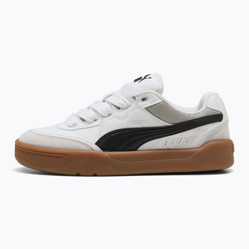 PUMA Park Lifestyle SK8 Jr detská obuv puma white/puma black/feather gray