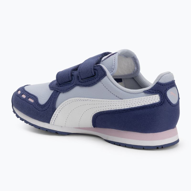 Juniorské topánky PUMA Cabana Racer SL 20 V PS cool weather/puma white/blue crystal/rose mauve 3