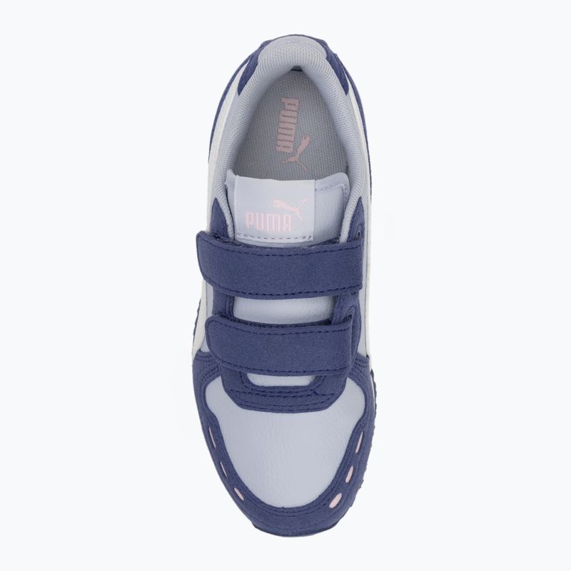 Juniorské topánky PUMA Cabana Racer SL 20 V PS cool weather/puma white/blue crystal/rose mauve 5