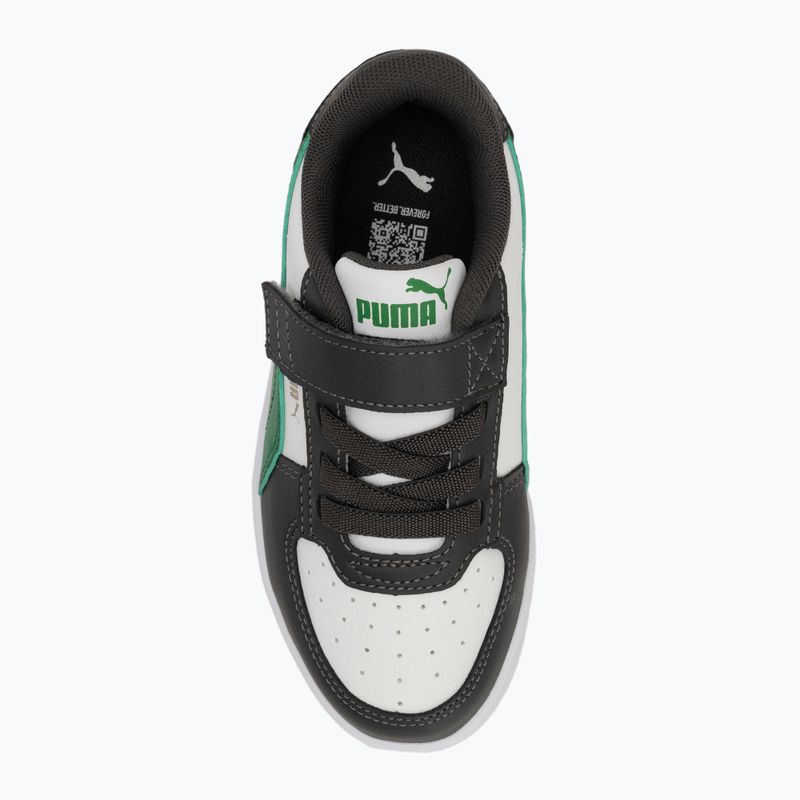Detské topánky PUMA Caven 2.0 shadow gray/archív green/puma white 5