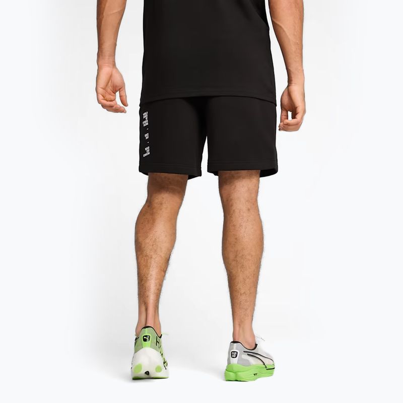 Pánske tréningové šortky PUMA x HYROX čierne 2