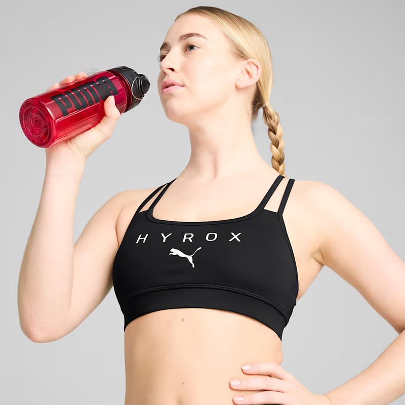 Tréningová podprsenka PUMA x HYROX Move Strappy čierna 6