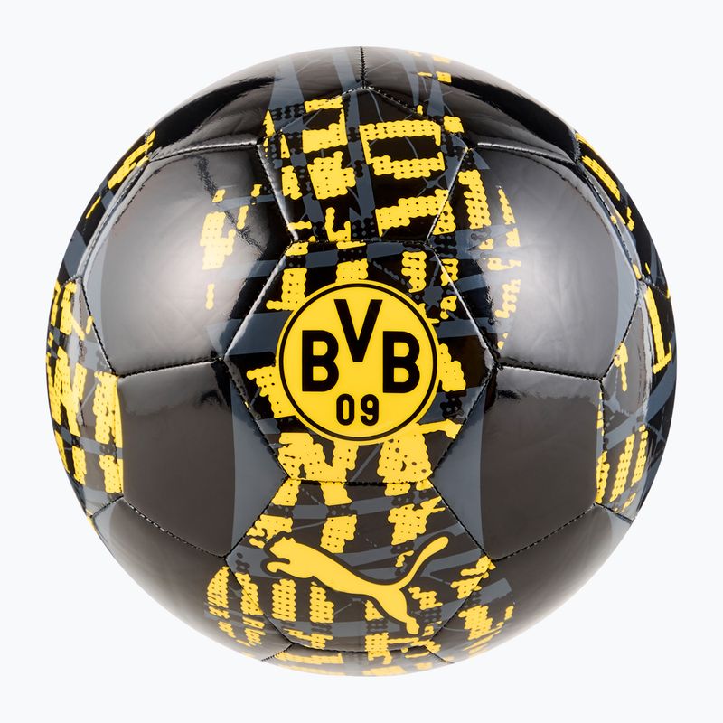 PUMA BVB PreMatch futbalová puma black/faster yellow veľkosť 5