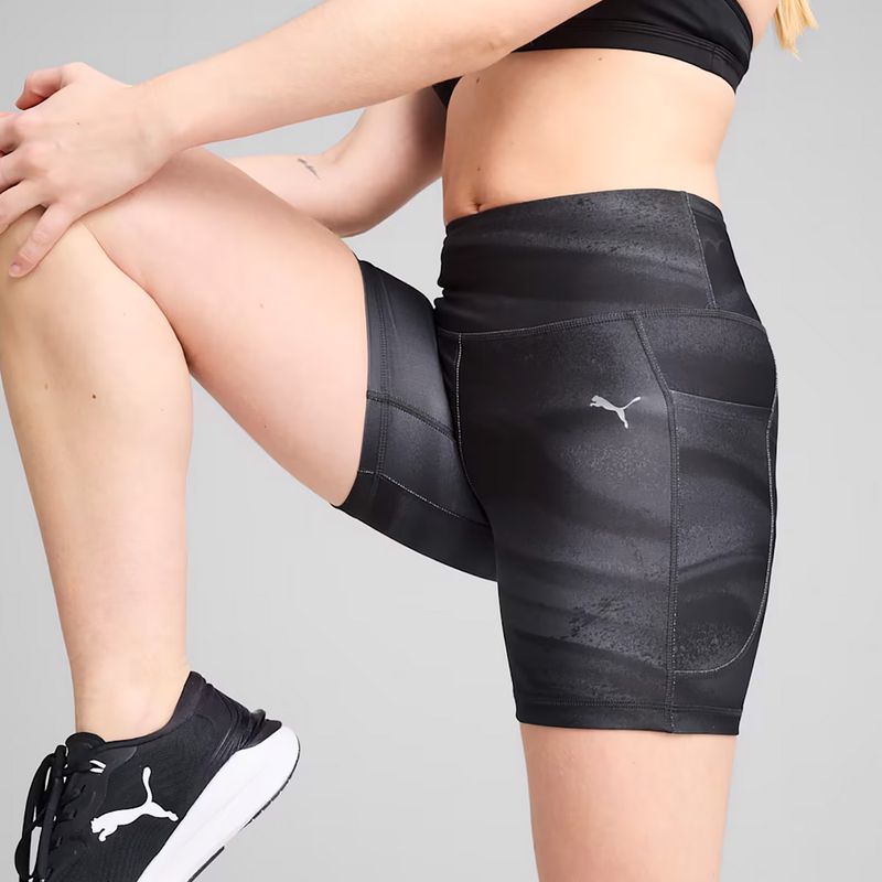 Dámske bežecké šortky Puma Run Velocity 5" AOP Tight puma black 6