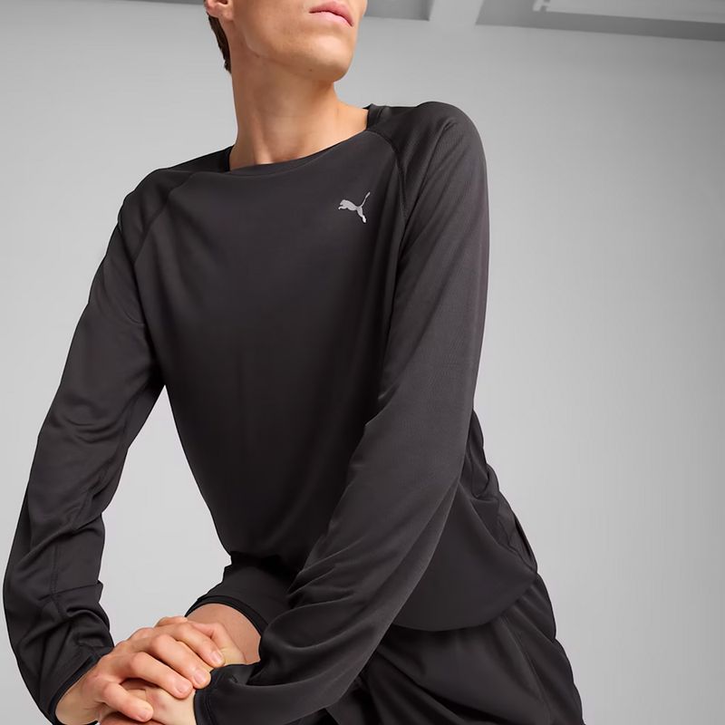Pánske bežecké tričko longsleeve PUMA Run Velocity Poly puma black 6