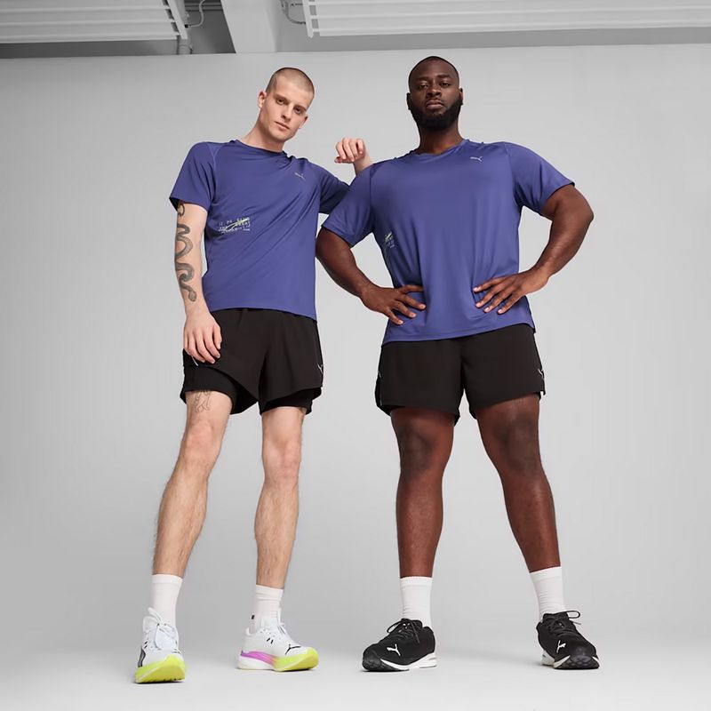 Pánske bežecké šortky Puma Run Ultrawave 2IN1 5" puma black 3
