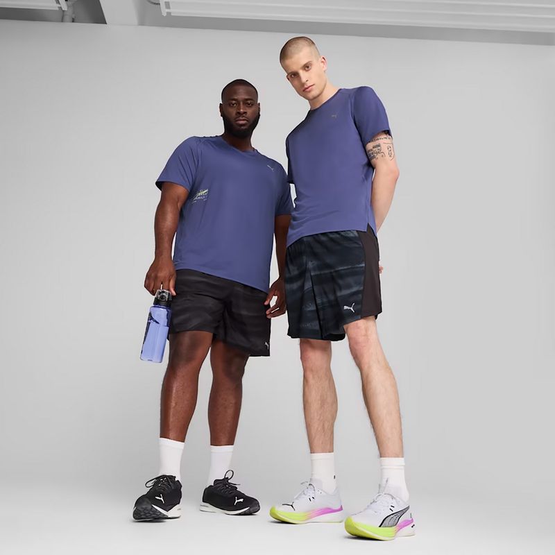 Pánske bežecké kraťasy PUMA Run Velocity AOP 7" puma black 3