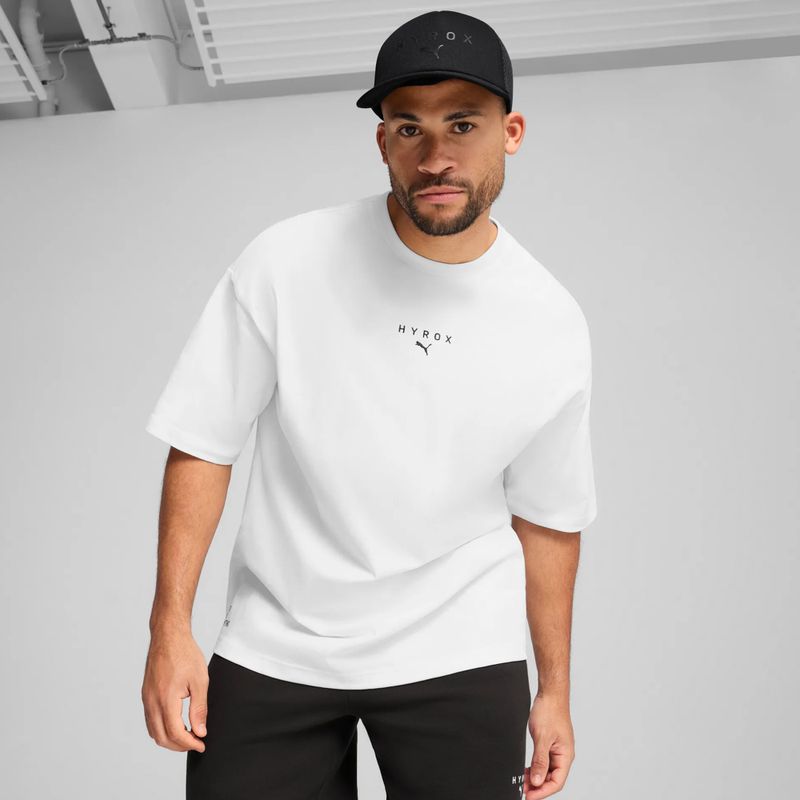 Čiapka s billou PUMA x HYROX Trucker čierna 3
