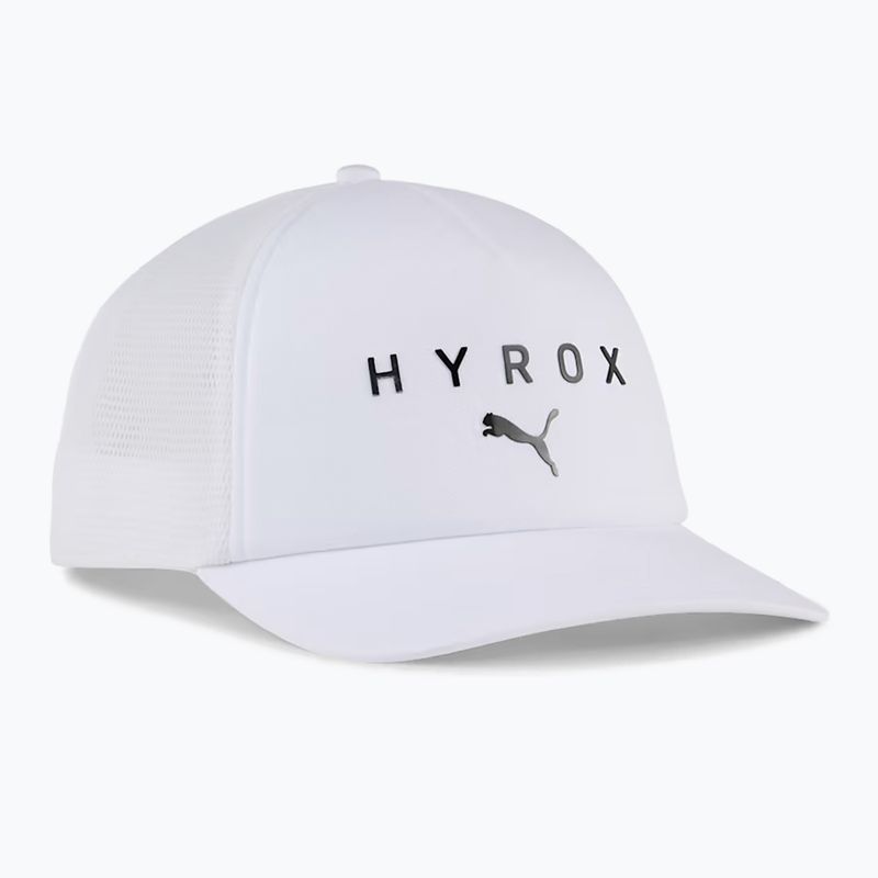 Čiapka s billou PUMA x HYROX Trucker biela